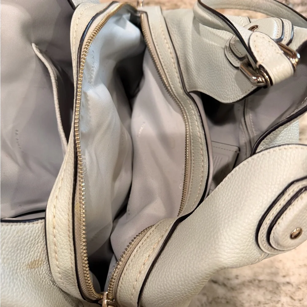 Coach light blue Pebbled Leather Shoulder Bag - Picture 7 of 11